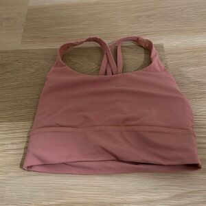 Lululemon size 4 pink havana energy bra